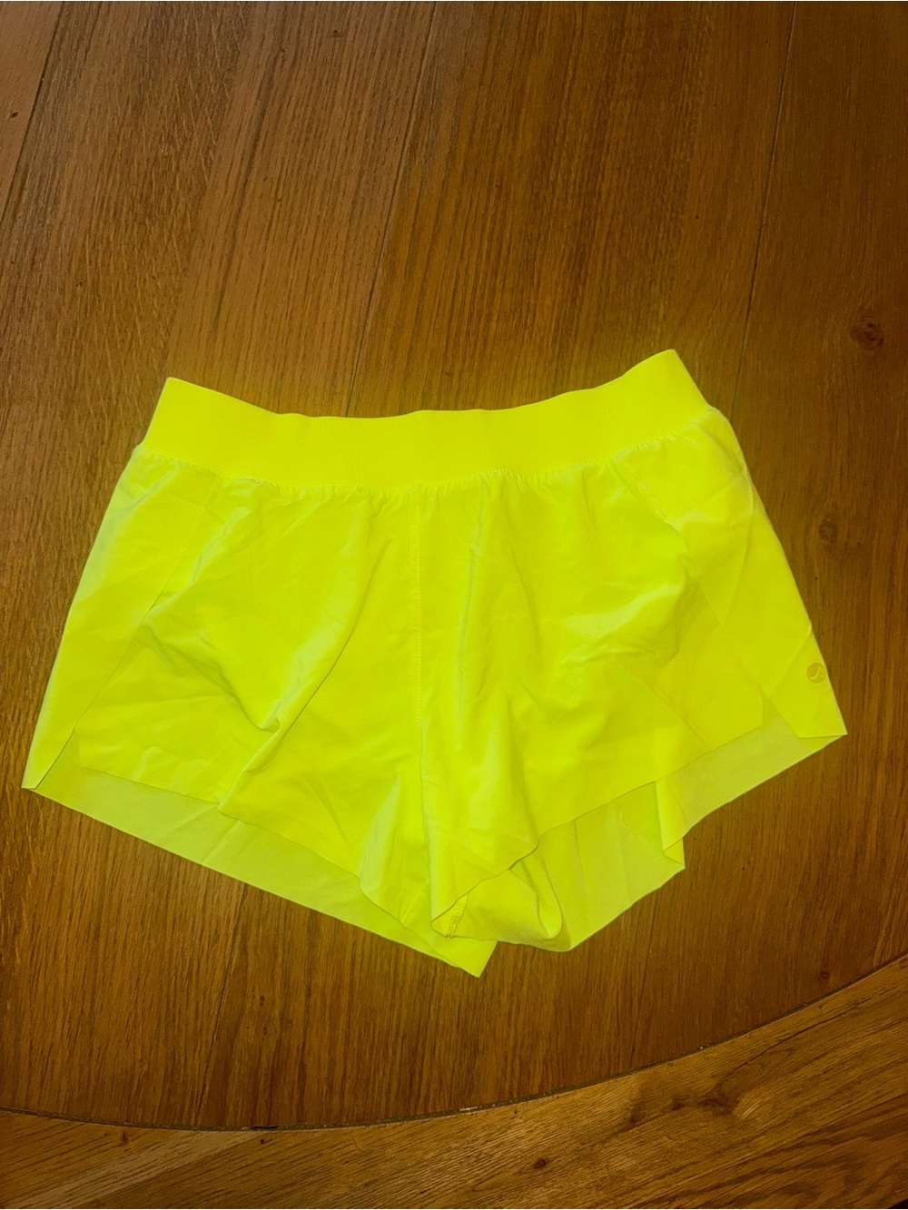 CRZ YOGA Neon Yellow Athletic Shorts